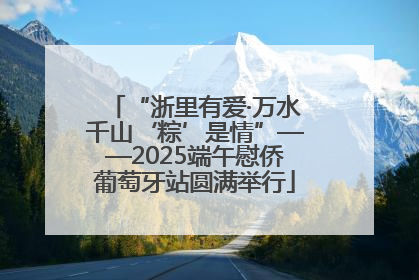 “浙里有爱·万水千山‘粽’是情”——2025端午慰侨葡萄牙站圆满举行