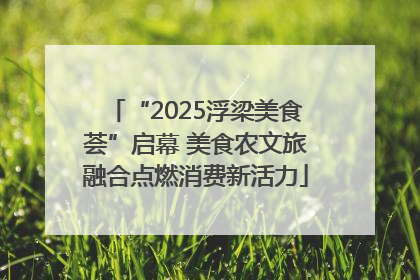 “2025浮梁美食荟”启幕 美食农文旅融合点燃消费新活力