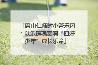 眉山仁师附小管乐团：以乐铸魂奏响“四好少年”成长乐章