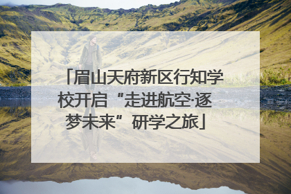 眉山天府新区行知学校开启“走进航空·逐梦未来”研学之旅