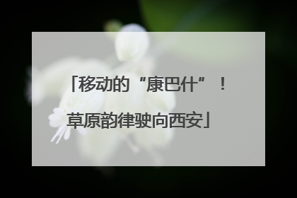 移动的“康巴什”！草原韵律驶向西安
