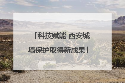 科技赋能 西安城墙保护取得新成果