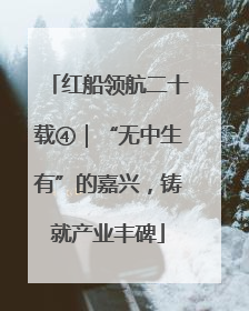 红船领航二十载④｜“无中生有”的嘉兴，铸就产业丰碑