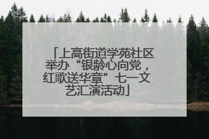 上高街道学苑社区举办“银龄心向党，红歌送华章”七一文艺汇演活动