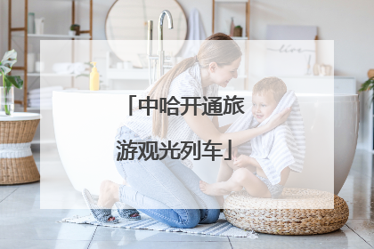 中哈开通旅游观光列车
