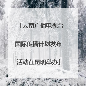 云南广播电视台国际传播计划发布活动在昆明举办
