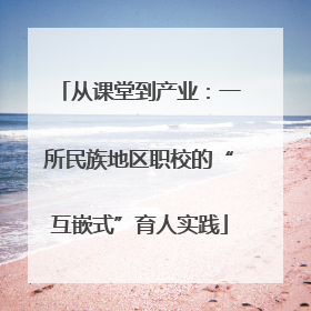 从课堂到产业：一所民族地区职校的“互嵌式”育人实践