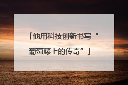 他用科技创新书写“葡萄藤上的传奇”
