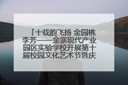 十载韵飞扬 金园桃李芳——金寨现代产业园区实验学校开展第十届校园文化艺术节暨庆“六一”系列活动