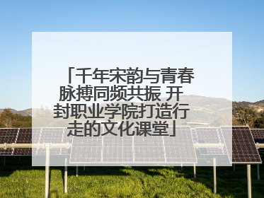 千年宋韵与青春脉搏同频共振 开封职业学院打造行走的文化课堂