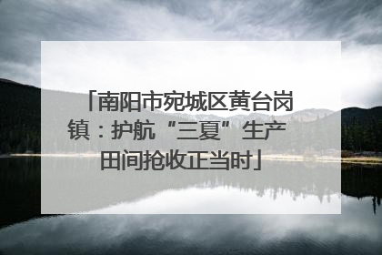 南阳市宛城区黄台岗镇：护航“三夏”生产 田间抢收正当时