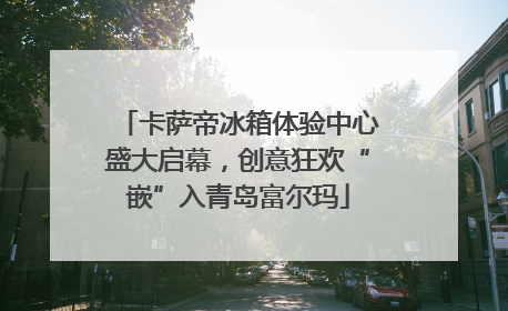 卡萨帝冰箱体验中心盛大启幕，创意狂欢“嵌”入青岛富尔玛