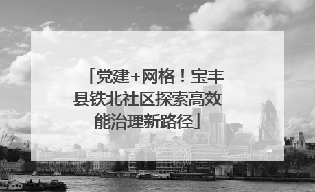 党建+网格！宝丰县铁北社区探索高效能治理新路径