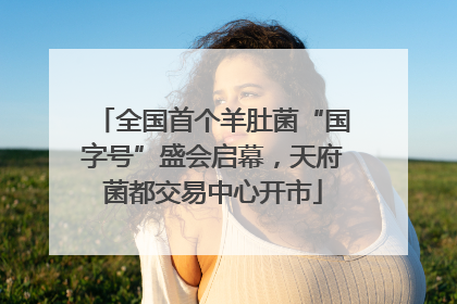 全国首个羊肚菌“国字号”盛会启幕，天府菌都交易中心开市