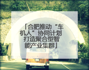 合肥推动“车机人”协同计划 打造聚合型智能产业集群
