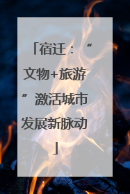 宿迁：“文物+旅游”激活城市发展新脉动