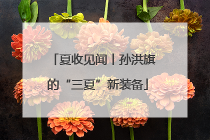 夏收见闻丨孙洪旗的“三夏”新装备