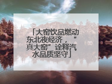 大窑饮品燃动东北夜经济，“真大窑”诠释汽水品质坚守