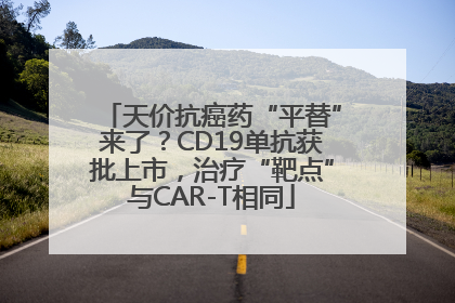 天价抗癌药“平替”来了？CD19单抗获批上市，治疗“靶点”与CAR-T相同