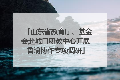 山东省教育厅、基金会赴城口职教中心开展鲁渝协作专项调研