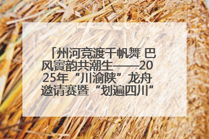 州河竞渡千帆舞 巴风賨韵共潮生——2025年“川渝陕”龙舟邀请赛暨“划遍四川”达川站圆满收官