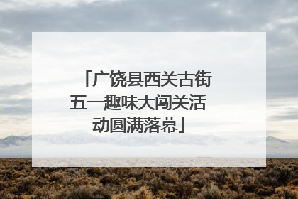 广饶县西关古街五一趣味大闯关活动圆满落幕