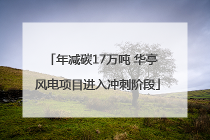 年减碳17万吨 华亭风电项目进入冲刺阶段