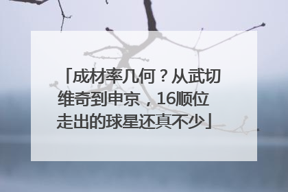 成材率几何？从武切维奇到申京，16顺位走出的球星还真不少