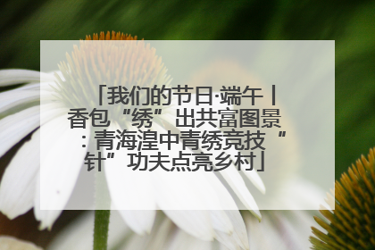 我们的节日·端午丨香包“绣”出共富图景：青海湟中青绣竞技“针”功夫点亮乡村