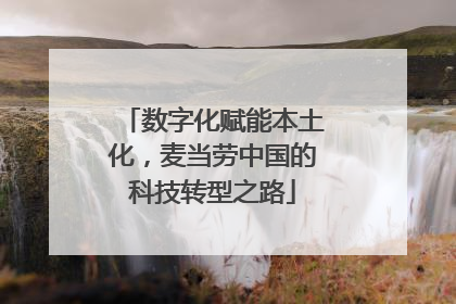 数字化赋能本土化，麦当劳中国的科技转型之路