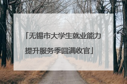 无锡市大学生就业能力提升服务季圆满收官