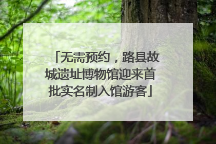 无需预约，路县故城遗址博物馆迎来首批实名制入馆游客