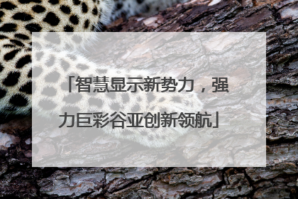智慧显示新势力，强力巨彩谷亚创新领航