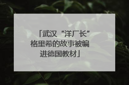 武汉“洋厂长”格里希的故事被编进德国教材
