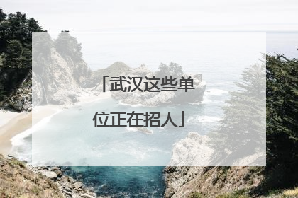 武汉这些单位正在招人