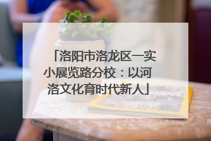洛阳市洛龙区一实小展览路分校：以河洛文化育时代新人