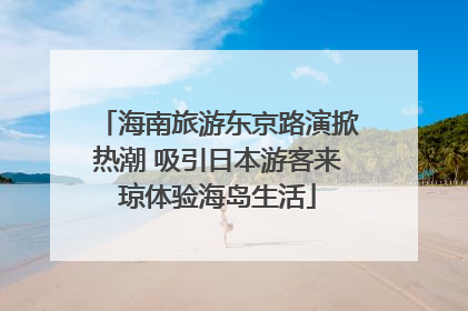 海南旅游东京路演掀热潮 吸引日本游客来琼体验海岛生活