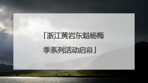 浙江黄岩东魁杨梅季系列活动启幕