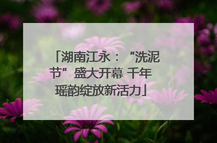 湖南江永：“洗泥节”盛大开幕 千年瑶韵绽放新活力