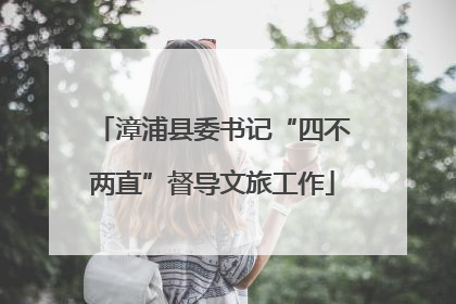 漳浦县委书记“四不两直”督导文旅工作