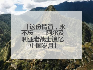 这份情谊，永不忘——阿尔及利亚老战士追忆中国岁月