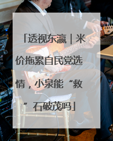 透视东瀛｜米价拖累自民党选情，小泉能“救”石破茂吗