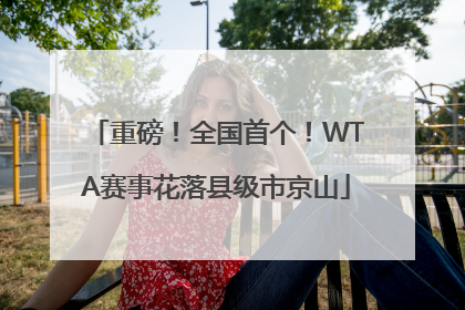 重磅！全国首个！WTA赛事花落县级市京山