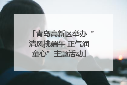 青岛高新区举办“清风拂端午 正气润童心”主题活动