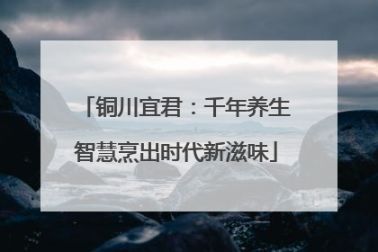 铜川宜君：千年养生智慧烹出时代新滋味