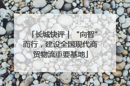 长城快评｜“向智”而行，建设全国现代商贸物流重要基地