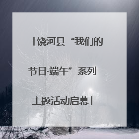 饶河县“我们的节日·端午”系列主题活动启幕