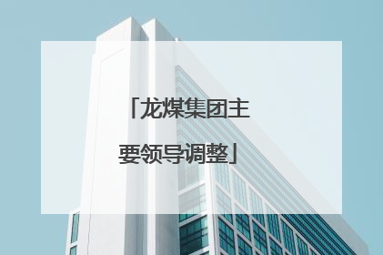 龙煤集团主要领导调整
