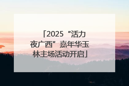2025“活力夜广西”嘉年华玉林主场活动开启