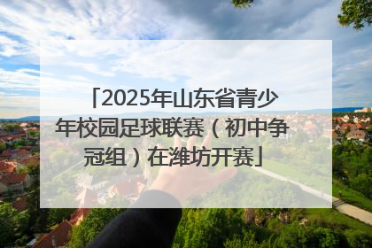 2025年山东省青少年校园足球联赛（初中争冠组）在潍坊开赛